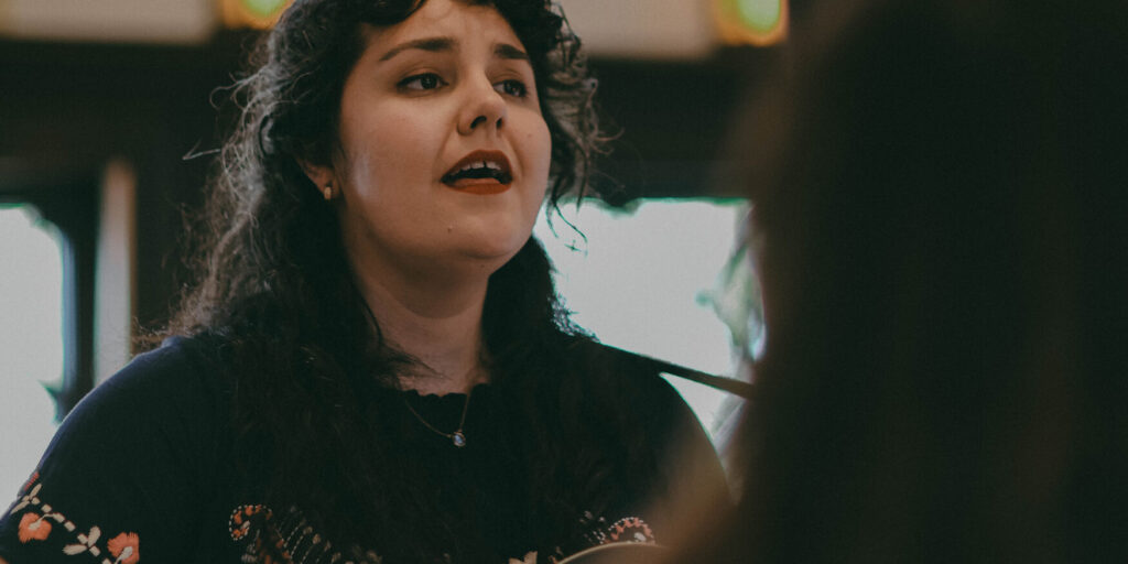 Rachel Sumner performing
