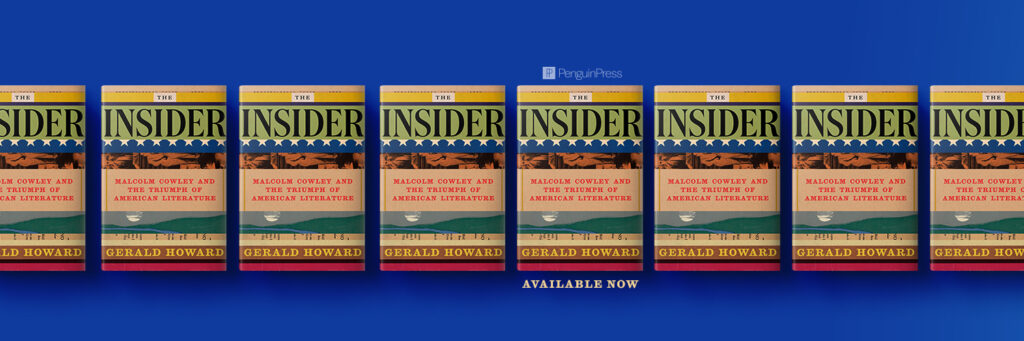 Repeating image of cover of The Insider