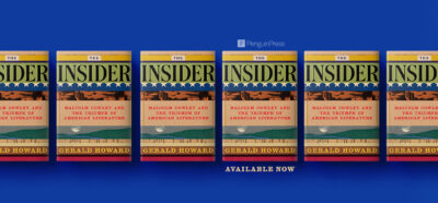 Repeating image of cover of The Insider